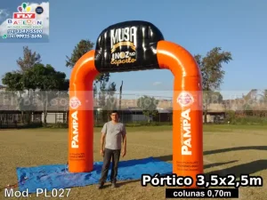 portal inflável promocional nogueiras do pampa